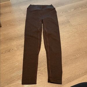 Brown High-Waisted Leggings